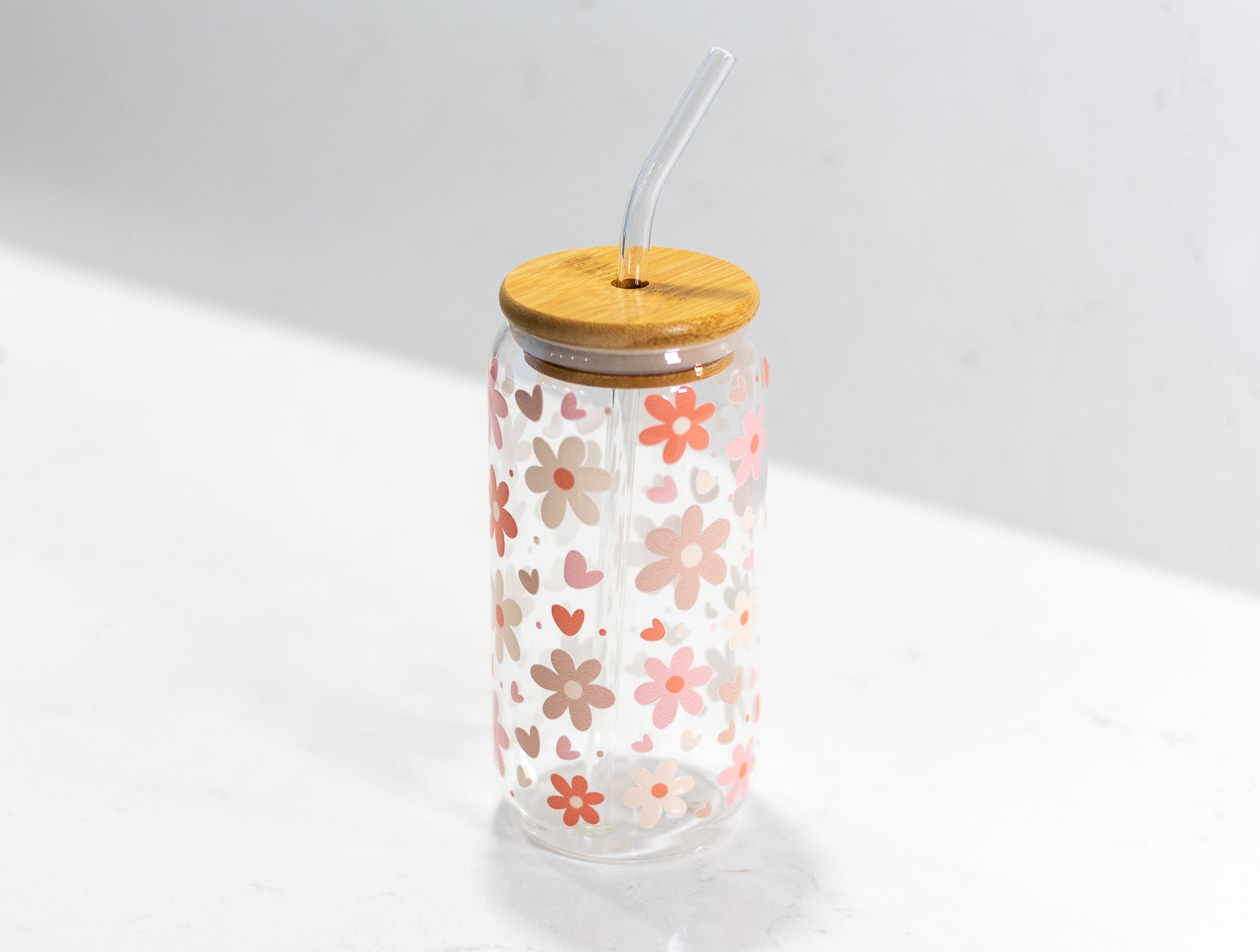 Every day flowers - Mason jar